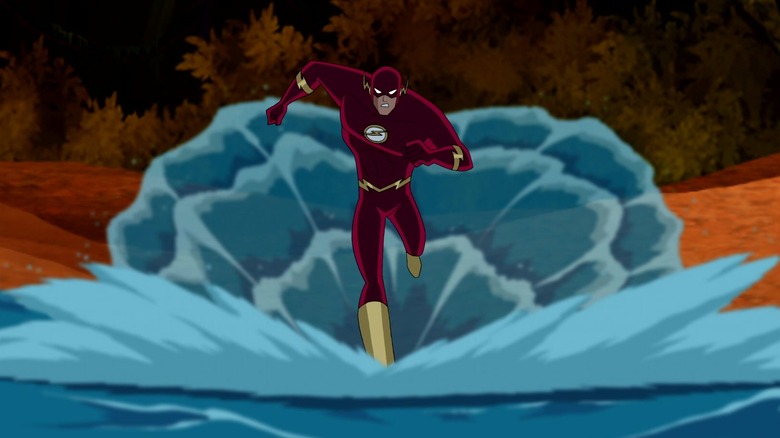 The Flash running on water