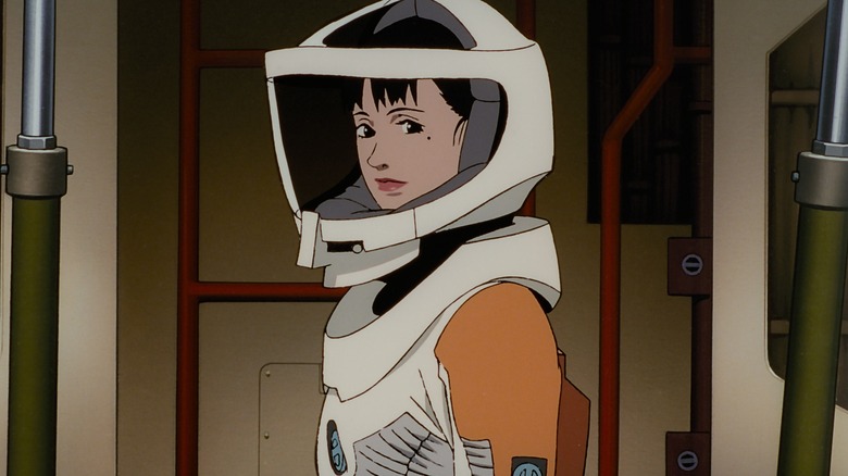 Chiyoko Fujiwara wearing space suit