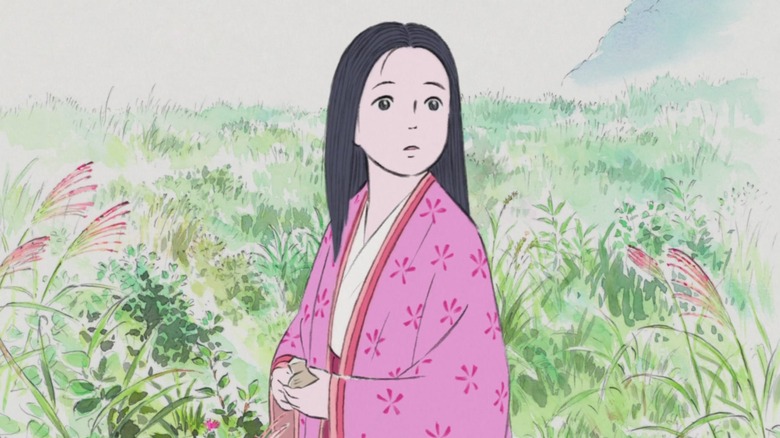 Princess Kaguya standing in field