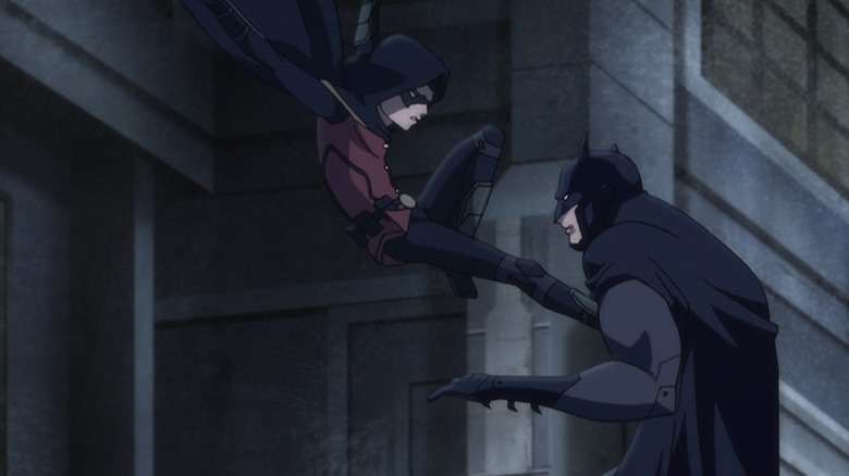 Batman and Robin fight