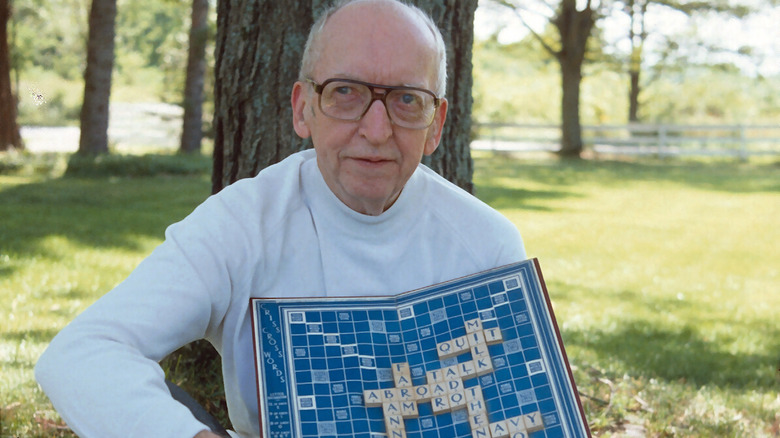 the inventor of Scrabble with his game