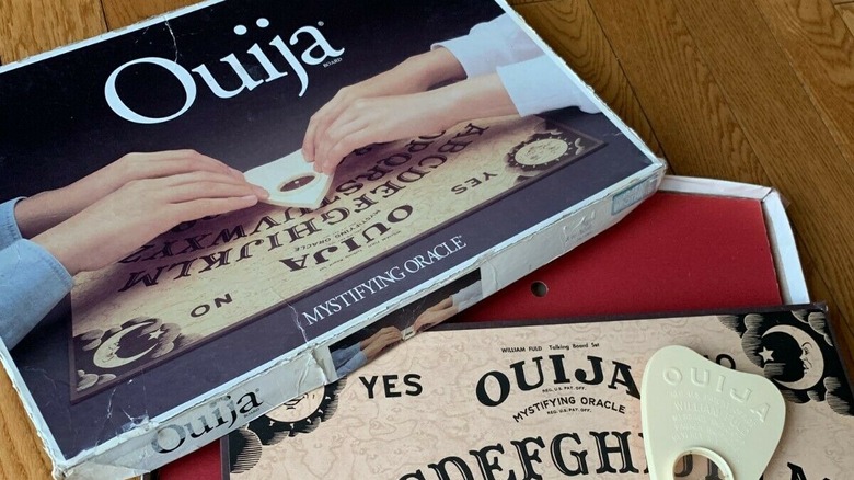 Ouija box and board