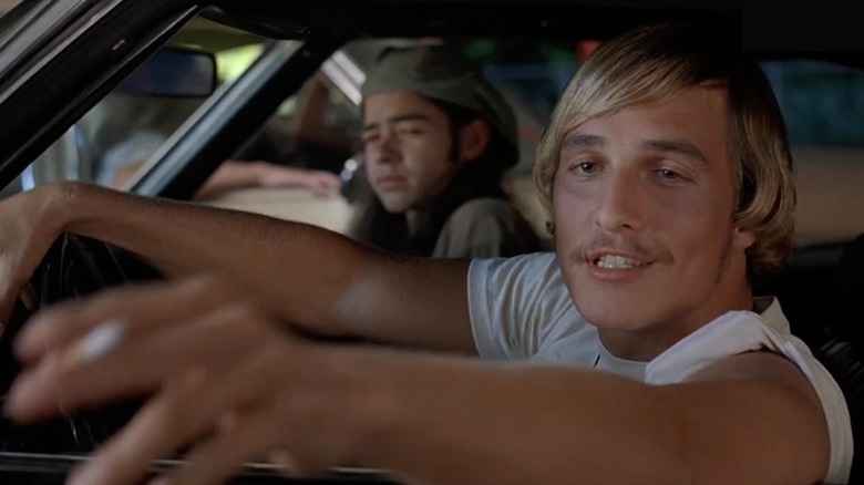 Matthew McConaughey in car