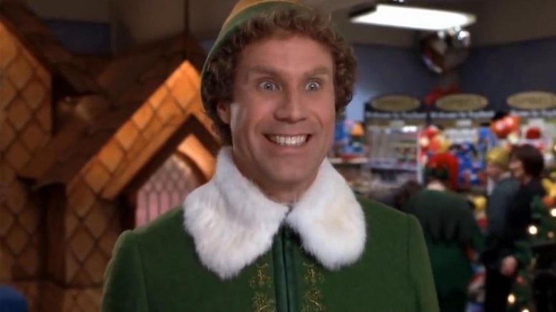 Buddy the elf smiling