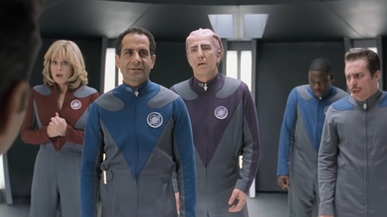 Galaxy Quest crew terrified