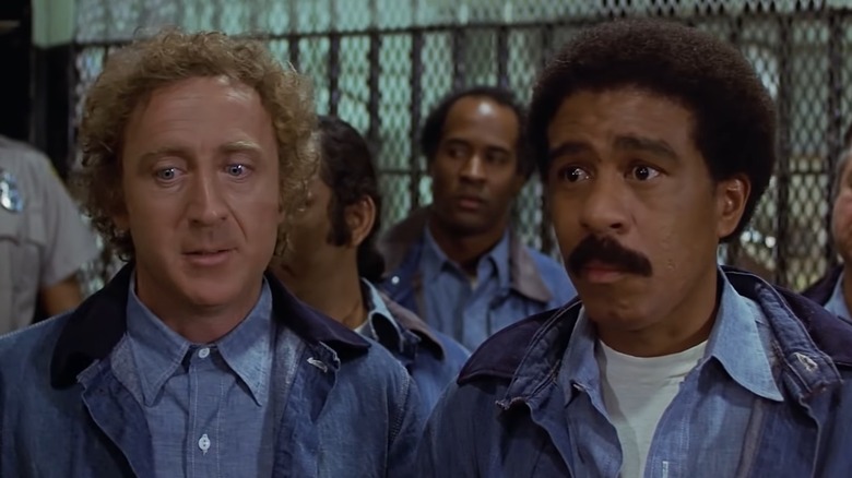 Richard Pryor and Gene Wilder in prison