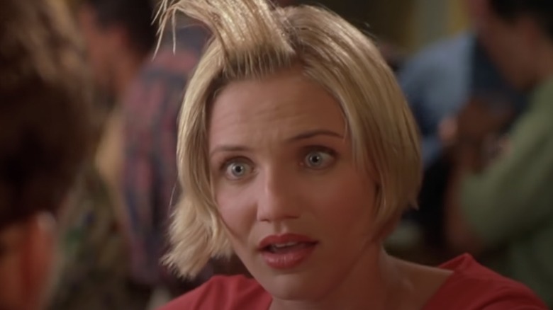 Cameron Diaz hair sticking up