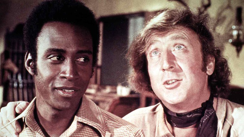 Cleavon Little and Gene Wilder smiling