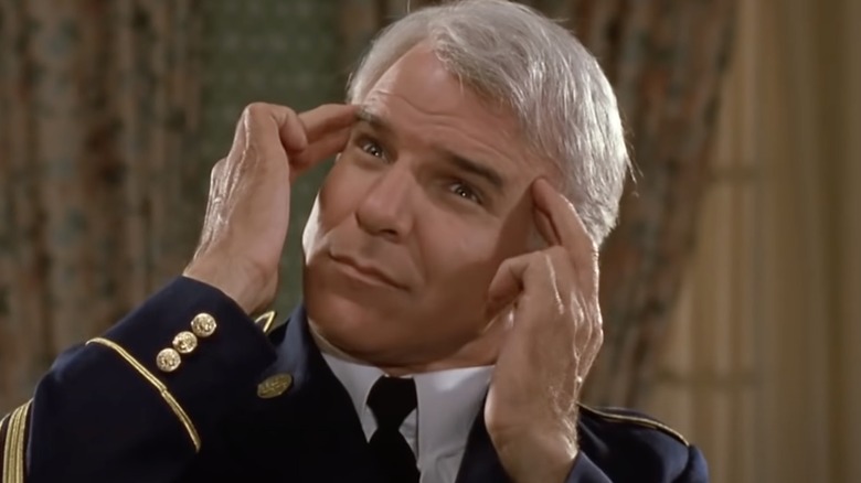 Steve Martin concentrating