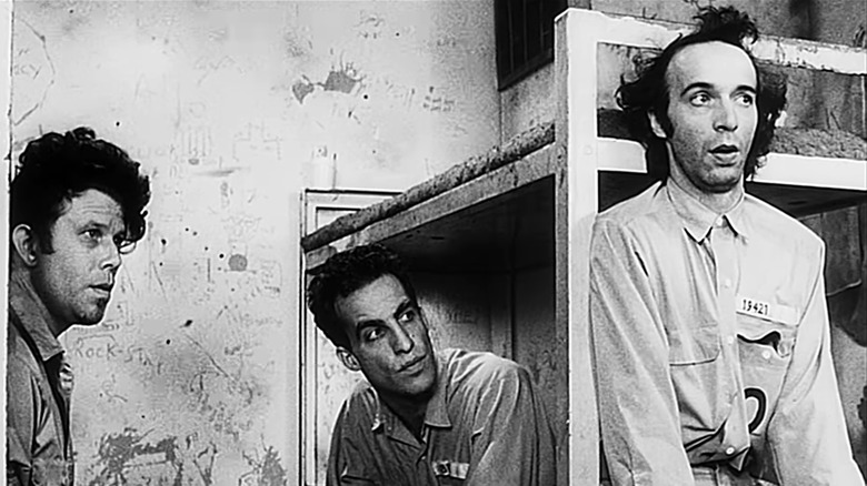 John Lurie, Tom Waits, and Roberto Benigni in jail