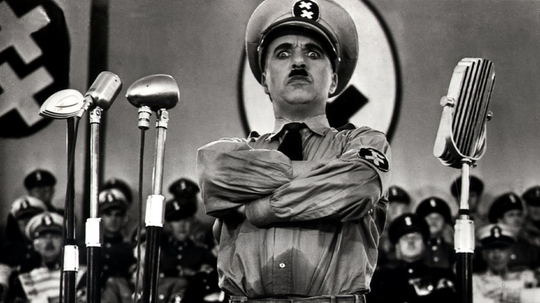 Charlie Chaplin in The Great Dictator