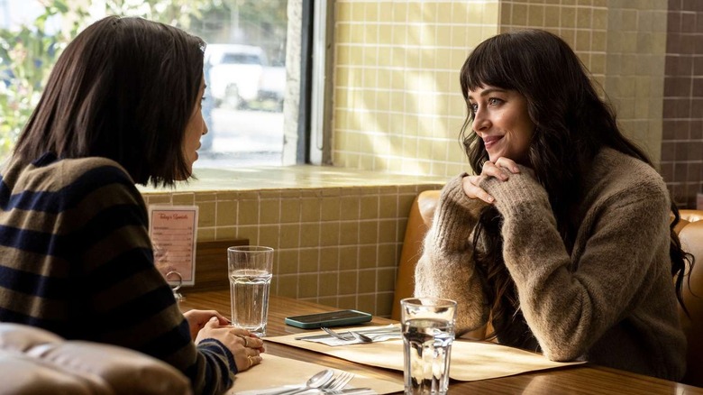 Lucy and Jane in diner