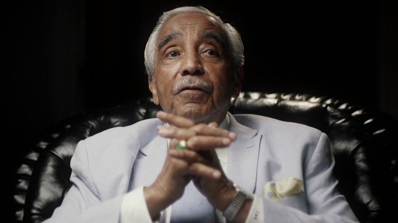 Charles Rangel folds hands