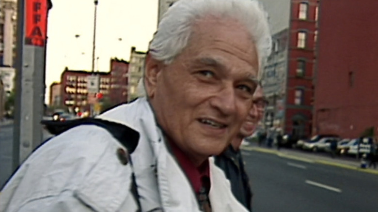 Jacques Derrida smiling