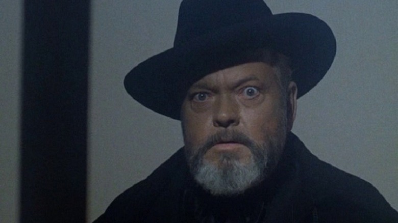 Orson Welles wearing hat