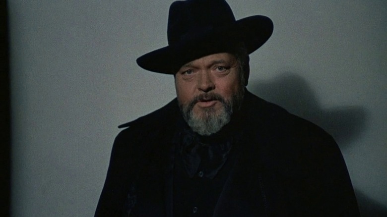 Orson Welles wearing hat