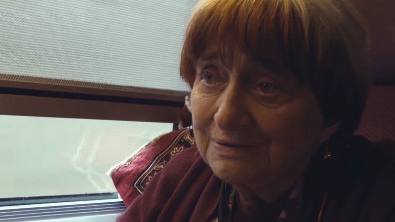 Agnes Varda smiling