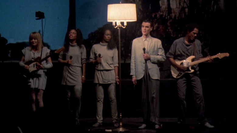 The Talking Heads performing