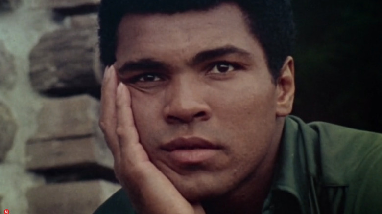 Muhammad Ali looking at camera