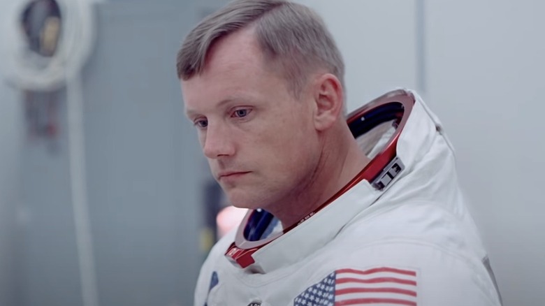 Neil Armstrong looking away