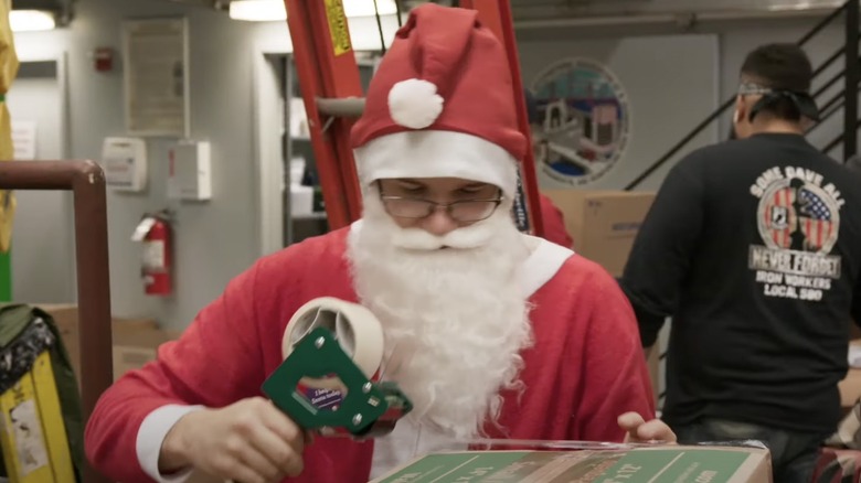 Man in Santa costume 