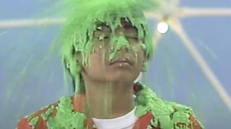 Kid getting slimed