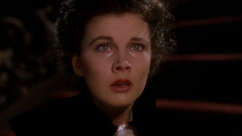 Scarlett O'Hara crying