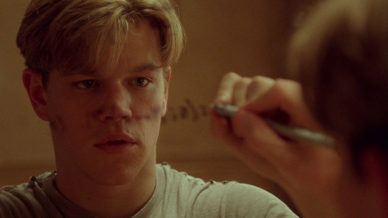 Will Hunting solving math problem