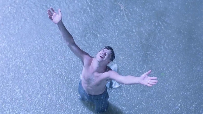 Andy Dufresne in the rain