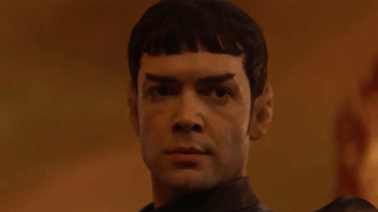 Spock glares at himself