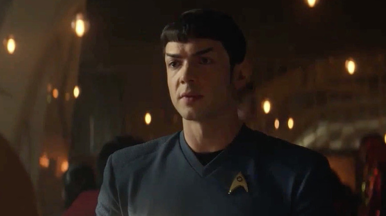 Spock speaks to Chapel