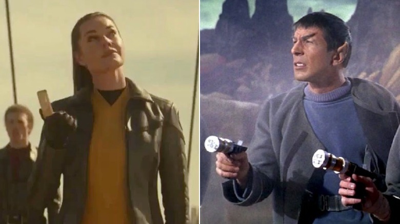 Una and Spock gray jackets