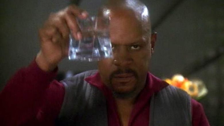 Sisko raises a glass