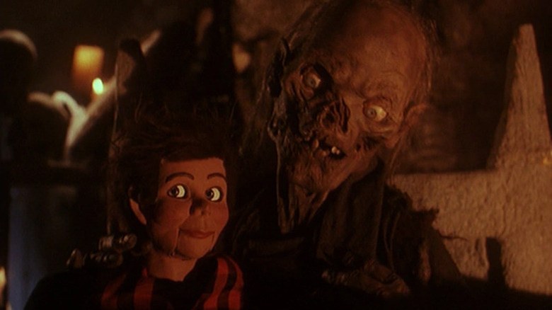 Cryptkeeper with ventriloquist dummy