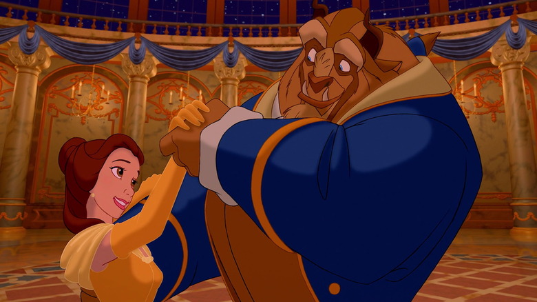 Belle and Beast dancing