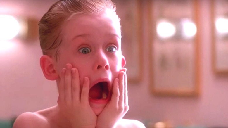 Kevin McCallister yelling from aftershave