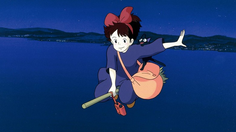 Kiki on broomstick