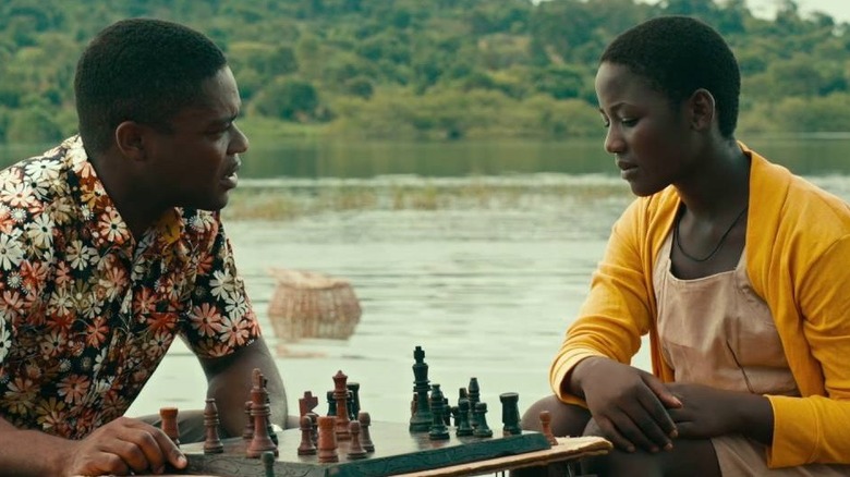 Phiona and Robert playing chess