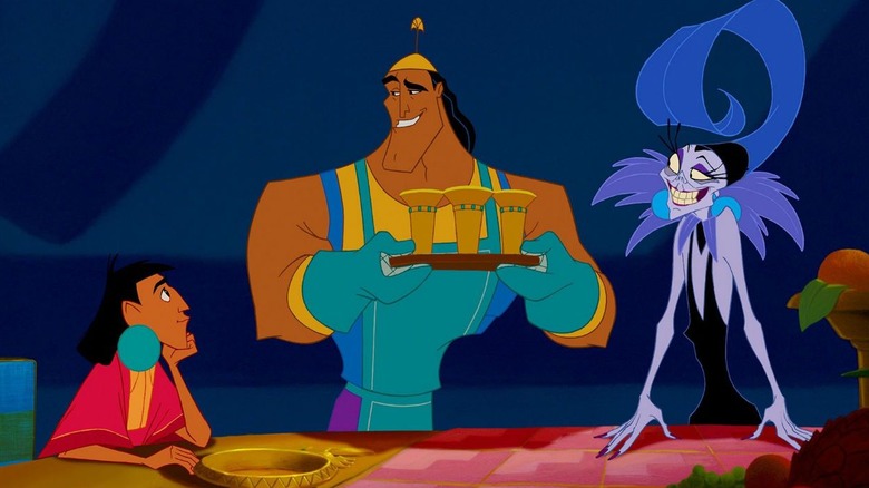 Kronk and Yzma try to poison Kuzco