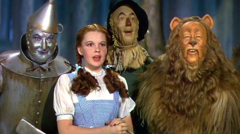 Dorothy and friends look surprised