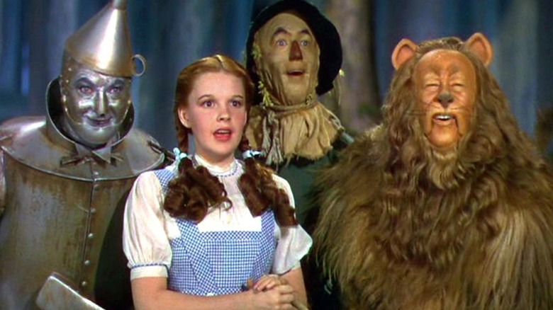 Dorothy and friends look surprised