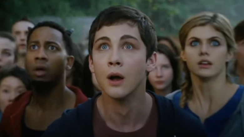 Percy Jackson looking shocked