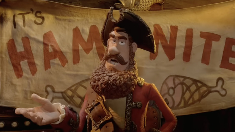 Pirate Captain and ham banner