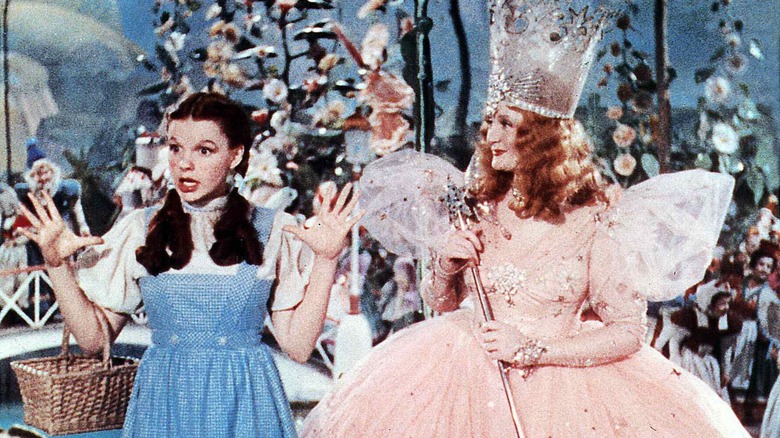 Billie Burke and Judy Garland in The Wizard of Oz