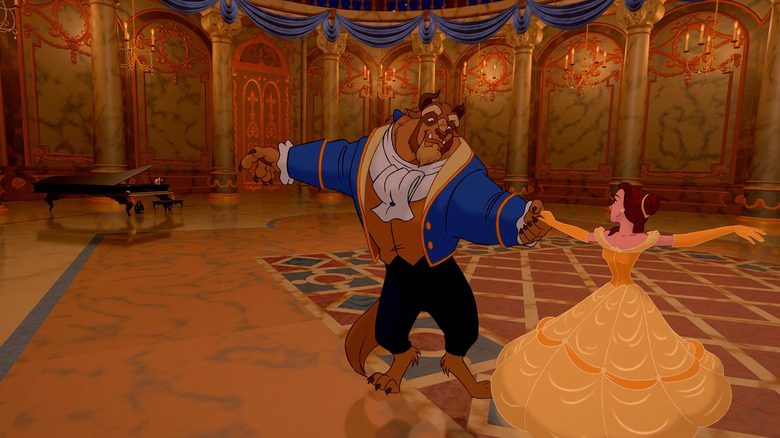 Belle and Beast dancing