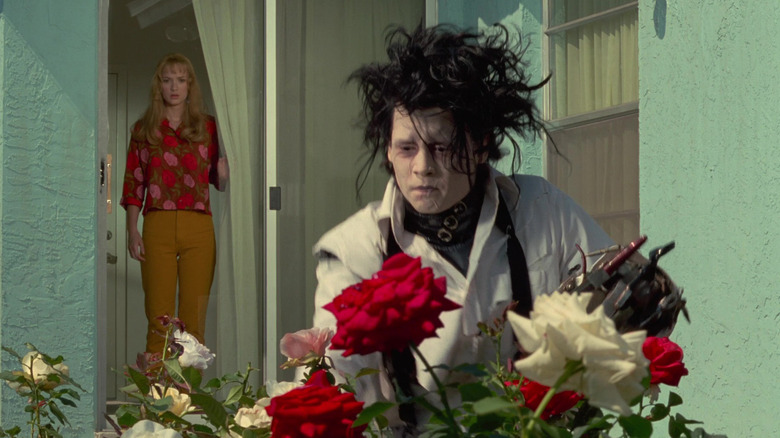 Edward Scissorhands gardening