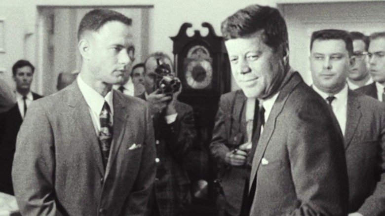 Forrest and JFK in photograph