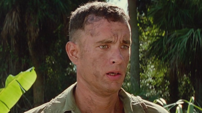 Anguished Forrest Gump in Vietnam