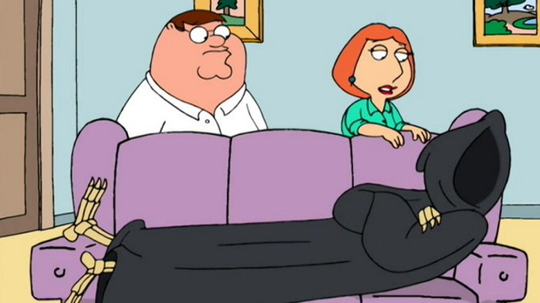 Death on Family Guy relaxes