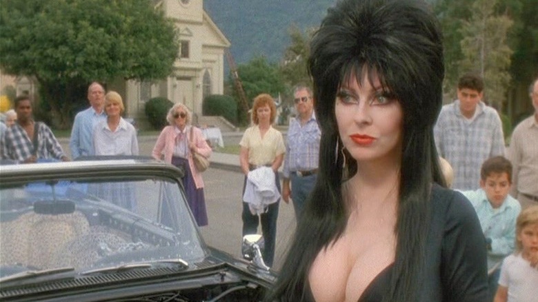 Elvira smiling